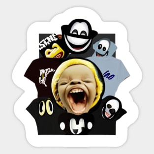 cute baby smile Sticker